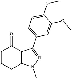 3-(3,4-DIMETHOXYPHENYL)-1-METHYL-5,6,7-TRIHYDRO1H-INDAZOL-4-ONE