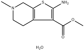 METHYL 2-AMINO-6-METHYL-4,5,6,7-TETRAHYDROTHIENO [2,3-C]PYRIDINE-3-CARBOXYLATE MONOHYDRATE
