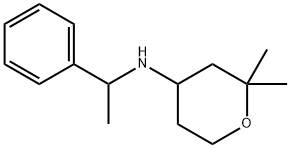 (2,2-DIMETHYL-TETRAHYDRO-PYRAN-4-YL)-(1-PHENYL-ETHYL)-AMINE