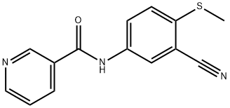 N-[3-CYANO-4-(METHYLSULFANYL)PHENYL]NICOTINAMIDE
