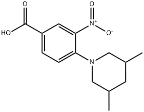 4-(3,5-DIMETHYL-PIPERIDIN-1-YL)-3-NITRO-BENZOIC ACID