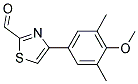 4-(4-METHOXY-3,5-DIMETHYLPHENYL)-1,3-THIAZOLE-2-CARBALDEHYDE