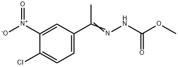 methyl N-[1-(4-chloro-3-nitrophenyl)ethylideneamino]carbamate