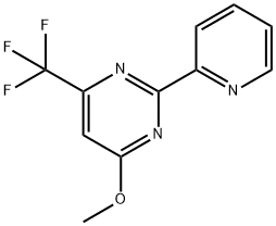 4-methoxy-2-(pyridin-2-yl)-6-(trifluoromethyl)pyrimidine