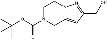 TERT-BUTYL 6,7-DIHYDRO-2-(HYDROXYMETHYL)PYRAZOLO[1,5-A]PYRAZINE-5(4H)-CARBOXYLATE