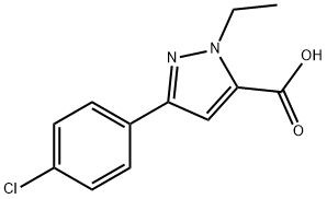 3-(4-CHLOROPHENYL)-1-ETHYL-1H-PYRAZOLE-5-CARBOXYLIC ACID