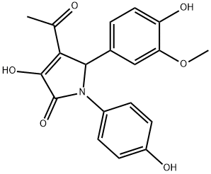 4-ACETYL-3-HYDROXY-5-(4-HYDROXY-3-METHOXYPHENYL)-1-(4-HYDROXYPHENYL)-1,5-DIHYDRO-2H-PYRROL-2-ONE
