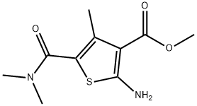 2-氨基-5-(二甲基氨基-氧代甲基)-4-甲基-噻吩-3-甲酸甲酯