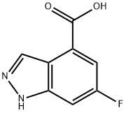 1H-Indazole-4-carboxylic acid, 6-fluoro-