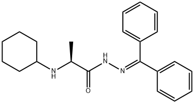 L-Alanine, N-cyclohexyl-, (diphenylmethylene)hydrazide (9CI)