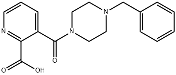3-((4-BENZYLPIPERAZINYL)CARBONYL)PYRIDINE-2-CARBOXYLIC ACID