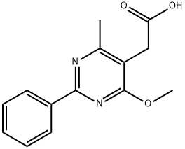 (4-METHOXY-6-METHYL-2-PHENYL-PYRIMIDIN-5-YL)-ACETIC ACID