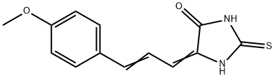 5-(3-(4-METHOXYPHENYL)PROP-2-ENYLIDENE)-2-THIOXOIMIDAZOLIDIN-4-ONE