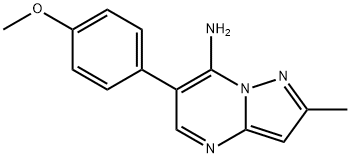 6-(4-甲氧基苯基)-2-甲基吡唑并-[1,5-A]嘧啶-7-胺