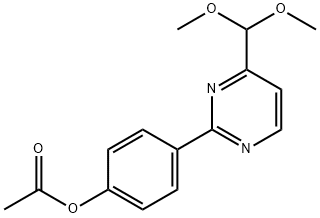 ACETIC ACID 4-(4-DIMETHOXYMETHYL-PYRIMIDIN-2-YL)-PHENYL ESTER