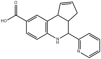 4-PYRIDIN-2-YL-3A,4,5,9B-TETRAHYDRO-3H-CYCLOPENTA [C]QUINOLINE-8-CARBOXYLIC ACID