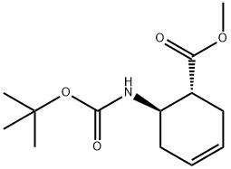 3-Cyclohexene-1-carboxylic acid, 6-[[(1,1-dimethylethoxy)carbonyl]amino]-, methyl ester, (1R,6R)-rel-