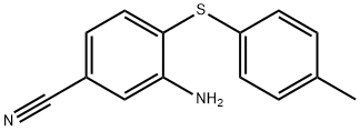 3-AMINO-4-[(4-METHYLPHENYL)SULFANYL]BENZENECARBONITRILE