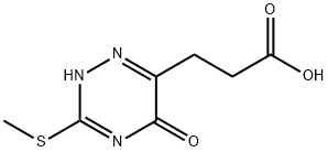 3-(2,5-DIHYDRO-3-METHYLTHIO-5-OXO-1,2,4-TRIAZIN-6-YL)PROPIONIC ACID