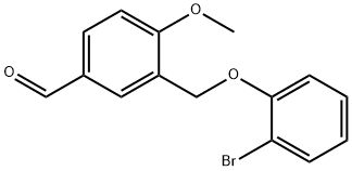 3-[(2-溴苯氧基)甲基]-4-甲氧基-苯甲醛