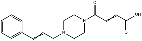 4-OXO-4-(4-(3-PHENYLPROP-2-ENYL)PIPERAZINYL)BUT-2-ENOIC ACID