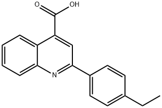 喹啉-4-羧酸,2-(4-乙基苯基)-