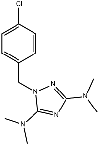 1-(4-CHLOROBENZYL)-N3,N3,N5,N5-TETRAMETHYL-1H-1,2,4-TRIAZOLE-3,5-DIAMINE