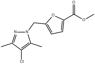 Methyl 5-((4-chloro-3,5-dimethyl-1h-pyrazol-1-yl)methyl)furan-2-carboxylate