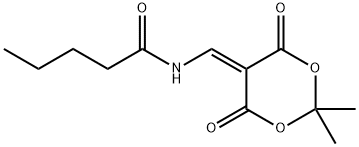 N-[(2,2-dimethyl-4,6-dioxo-1,3-dioxan-5-ylidene)methyl]pentanamide