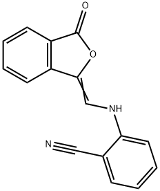 Benzonitrile, 2-[[(3-oxo-1(3H)-isobenzofuranylidene)methyl]amino]-