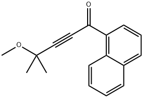 4-METHOXY-4-METHYL-1-NAPHTHALEN-1-YL-PENT-2-YN-1-ONE