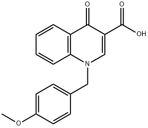 3-Quinolinecarboxylic acid, 1,4-dihydro-1-[(4-methoxyphenyl)methyl]-4-oxo-
