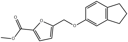 2-Furancarboxylic acid, 5-[[(2,3-dihydro-1H-inden-5-yl)oxy]methyl]-, methyl ester