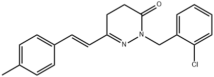 2-[(2-chlorophenyl)methyl]-6-[(E)-2-(4-methylphenyl)ethenyl]-2,3,4,5-tetrahydropyridazin-3-one