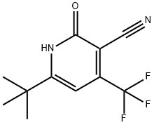 6-(tert-Butyl)-2-hydroxy-4-(trifluoromethyl)pyridine-3-carbonitrile, 6-(tert-Butyl)-3-cyano-2-hydroxy-4-(trifluoromethyl)pyridine