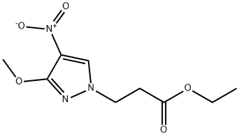 Ethyl 3-(3-methoxy-4-nitro-1H-pyrazol-1-yl)propanoate