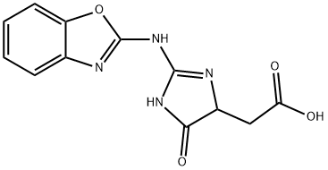 [2-(BENZOOXAZOL-2-YLAMINO)-5-OXO-4,5-DIHYDRO-3H-IMIDAZOL-4-YL]-ACETIC ACID