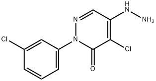 4-CHLORO-2-(3-CHLOROPHENYL)-5-HYDRAZINO-3(2H)-PYRIDAZINONE