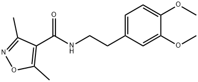 N-[2-(3,4-dimethoxyphenyl)ethyl]-3,5-dimethyl-1,2-oxazole-4-carboxamide