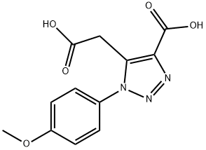 5-(CARBOXYMETHYL)-1-(4-METHOXYPHENYL)-1H-1,2,3-TRIAZOLE-4-CARBOXYLIC ACID