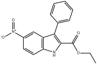 ETHYL 5-NITRO-3-PHENYLINDOLE-2-CARBOXYLATE