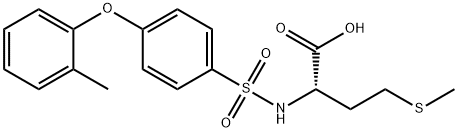 2-[4-(2-甲基苯氧基)苯磺酰胺基]-4-(甲基硫烷基)丁酸