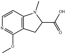 1H-Pyrrolo[3,2-c]pyridine-2-carboxylic acid, 2,3-dihydro-4-methoxy-1-methyl-