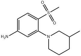 3-(3-Methylpiperidin-1-yl)-4-methylsulfonylaniline