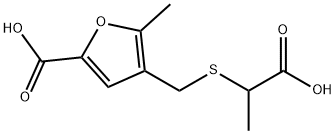 2-Furancarboxylic acid, 4-[[(1-carboxyethyl)thio]methyl]-5-methyl-