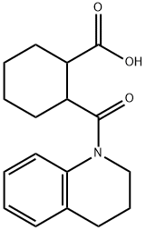 2-(3,4-dihydro-2H-quinolin-1-ylcarbonyl)cyclohexane-1-carboxylic acid