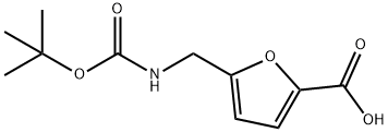 2-Furancarboxylic acid, 5-[[[(1,1-dimethylethoxy)carbonyl]amino]methyl]-