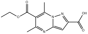 Pyrazolo[1,5-a]pyrimidine-2,6-dicarboxylic acid, 5,7-dimethyl-, 6-ethyl ester