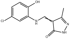 4-{[(5-chloro-2-hydroxyphenyl)amino]methylidene}-3-methyl-4,5-dihydro-1H-pyrazol-5-one