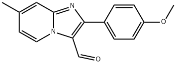 Imidazo[1,2-a]pyridine-3-carboxaldehyde, 2-(4-methoxyphenyl)-7-methyl-